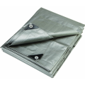 Silver Polyethylene Tarpaulin Fabrics, PE Tarps Sheet, PE Tarps Roll for Covering